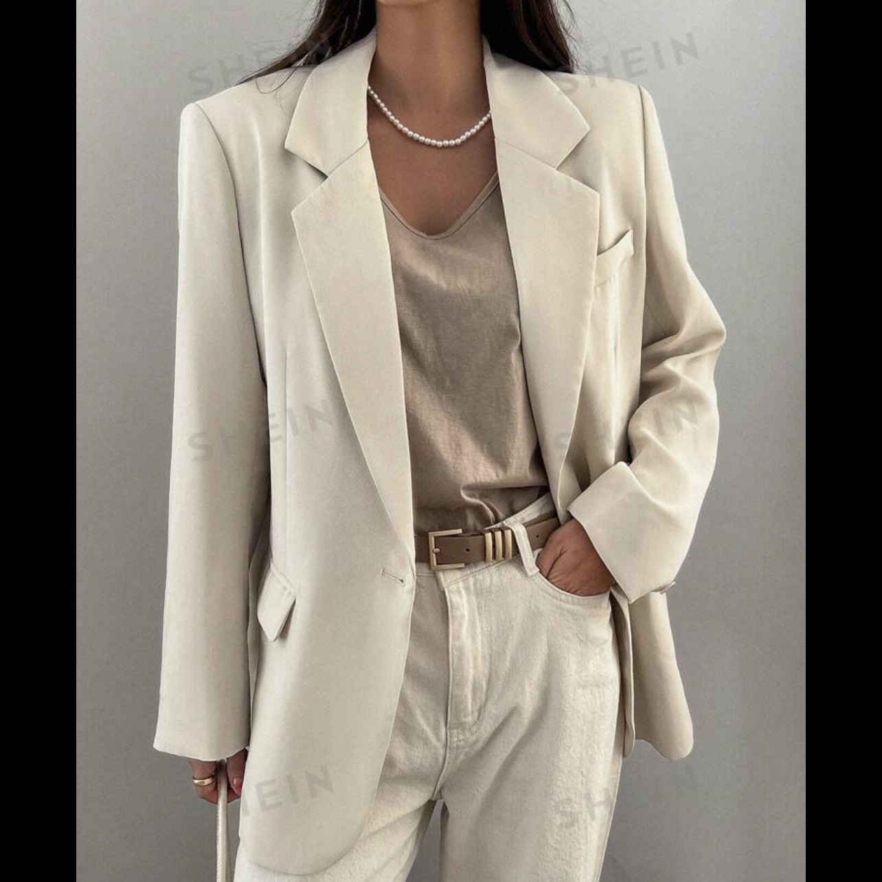 Beige Blazer