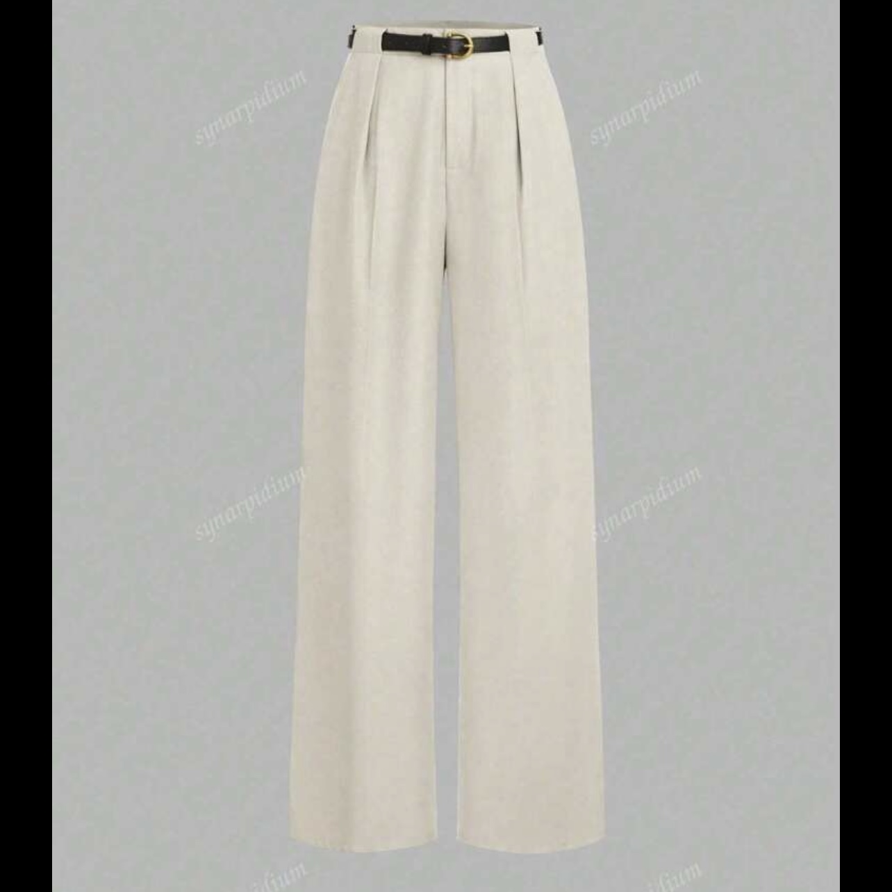 Beige Elegant Pants 