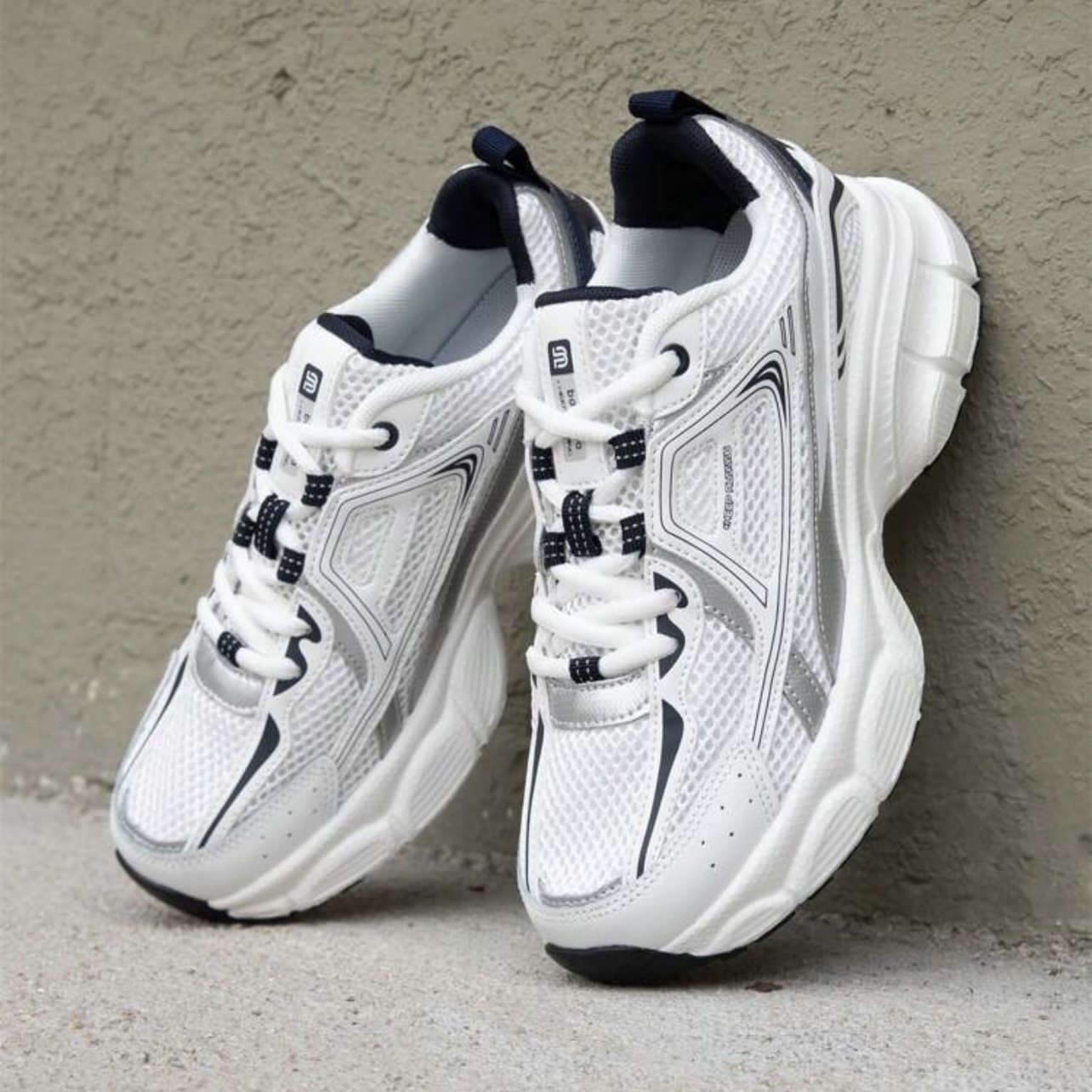 White Running Shoes
